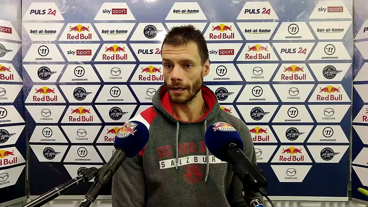 Thomas Raffl nach dem Sieg gegen Dornbirn