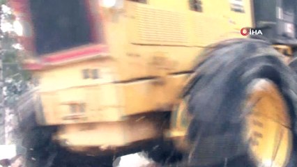 Kardan kapanan yayla ve köy yolları açıldı