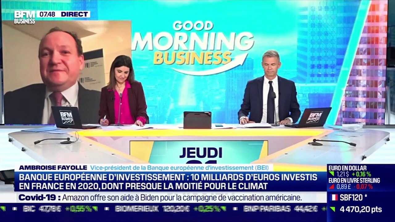 Ambroise Fayolle (BEI) : La BEI aide les entreprises à financer leurs investissements d'avenir - 21/01