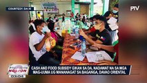 #PTVBalitaNgayon | Cash and food subsidy gikan sa DA, nadawat na sa mga mag-uuma ug mananagat sa Baganga, Davao Oriental