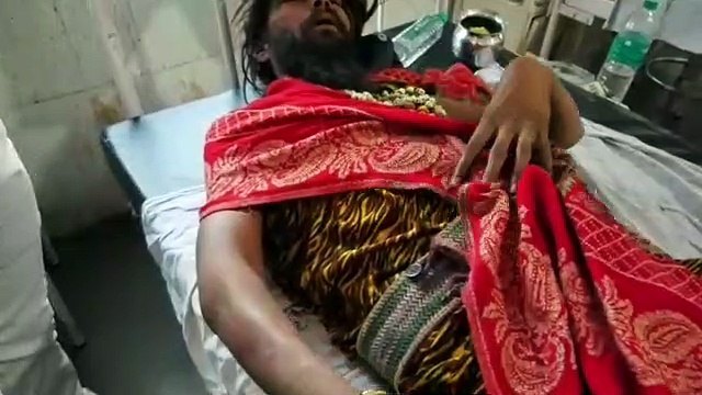 विक्रांत भैरव क्षेत्र में नागा बाबा से दो अज्ञात बदमाशों ने की मारपीट