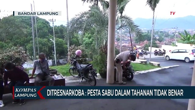 Ditresnarkoba Polda Lampung : Pesta Sabu di Tahanan, Itu Tidak Benar