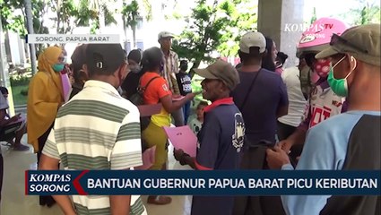 Bantuan Gubernur Papua Barat Picu Keributan
