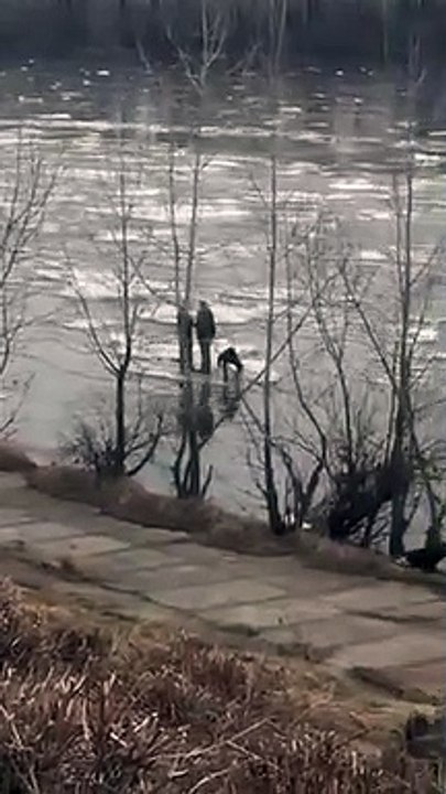 River transport in Siberia