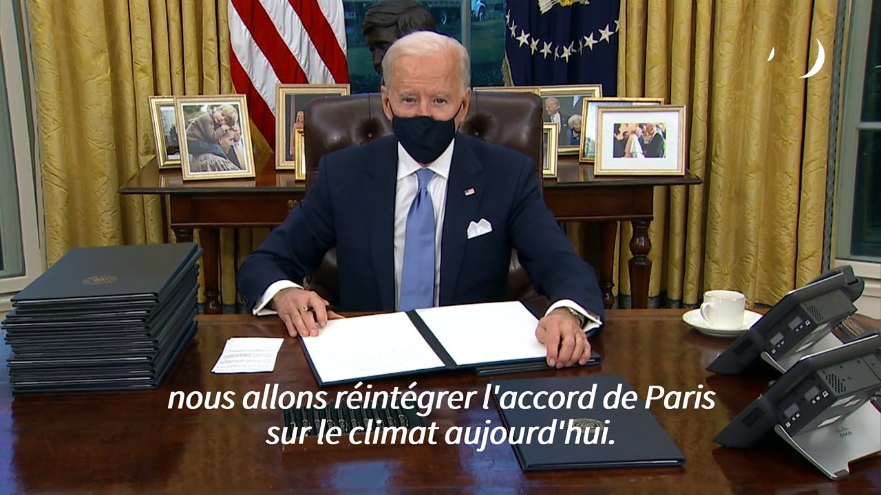 Biden marque la rupture avec le trumpisme dès son arrivée à la Maison Blanche