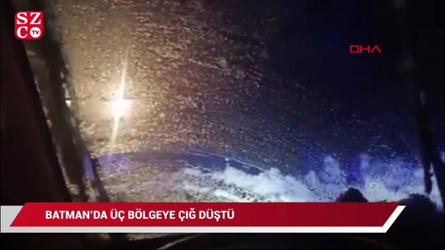 Batman'da 3 bölgeye çığ düştü, mahsur kalan sağlıkçılar kurtarıldı