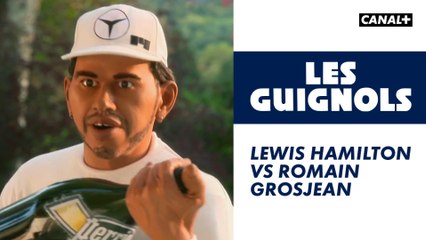 Lewis Hamilton vs Romain Grosjean - Les Guignols - CANAL+