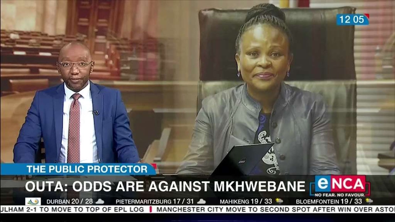 OUTA says odds are against Mkhwebane