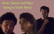Amar, Seema and Rajiv Going to South Africa | Karobaar: The Business of Love (2000) | Rishi Kapoor | Juhi Chawla | Himani Shivpuri | Bollywood Movie Scene | Part 7