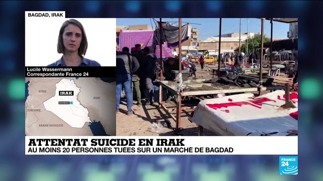 Irak : au moins 20 morts dans un double attentat-suicide à Bagdad