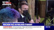 Emmanuel Macron face aux étudiants: 
