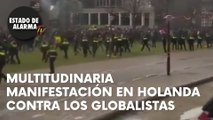 MULTITUDINARIA MANIFESTACIÓN EN HOLANDA CONTRA LOS GLOBALISTAS
