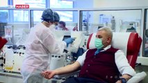 Türk Kızılay'a 22 yılda 60 kez kan bağışı yaptı