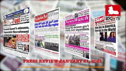 CAMEROONIAN PRESS REVIEW OF JANUARY 21, 2021
