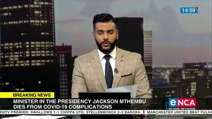 Jackson Mthembu dies from COVID-19 complications