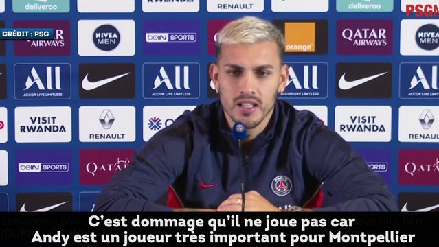 Leandro Paredes revient sur son altercation avec Andy Delort