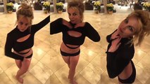 Checkout Britney Spears’ Sassy Moves In All- Black Attire