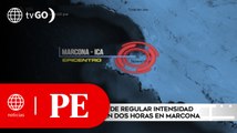 Serie de cinco sismos de regular intensidad en dos horas en Marcona | Primera Edición