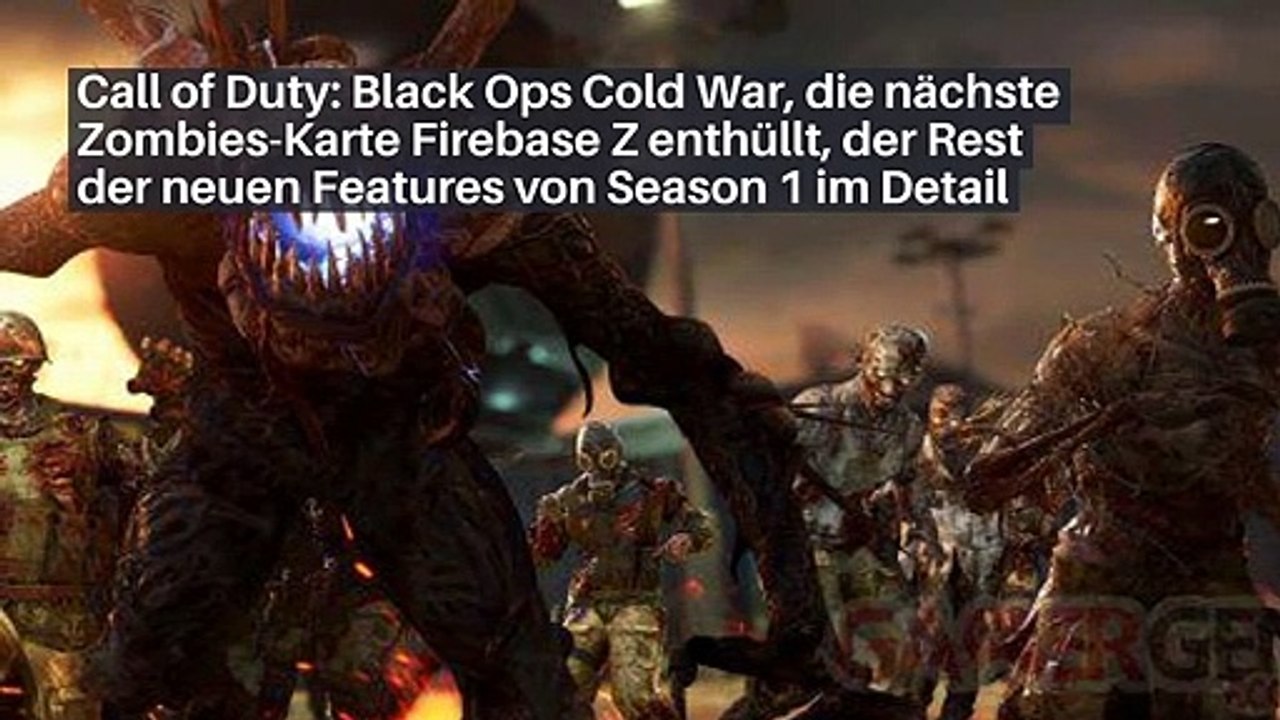 Call of Duty: Black Ops Cold War, die nächste Zombies-Karte Firebase Z enthüllt, der Rest der neuen Features von Season 1 im Detail_IN