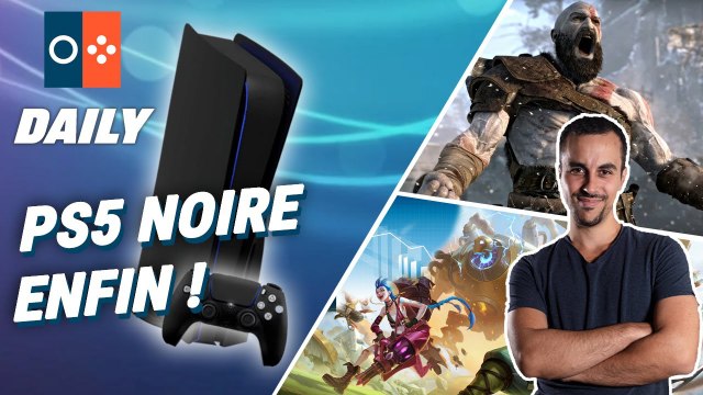 LA PS5 NOIRE ENFIN DISPONIBLE, CARTON DE LA LFL, UN PROJET PARALLÈLE À GOD OF WAR ?! - JVCom Daily
