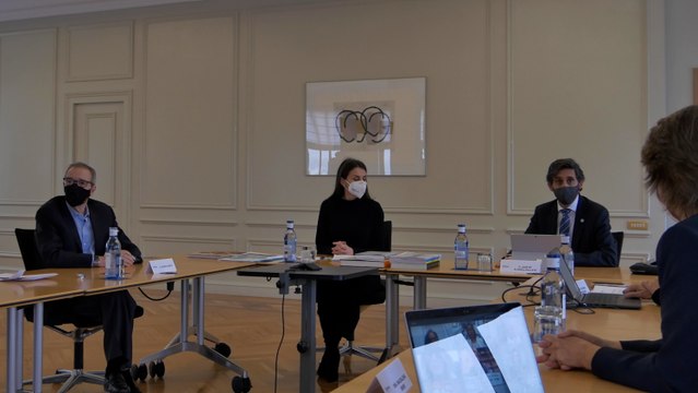 La Reina retoma su agenda con una reunión en la Fundación Telefónica