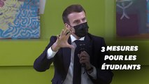Les trois annonces d’Emmanuel Macron pour l'enseignement supérieur