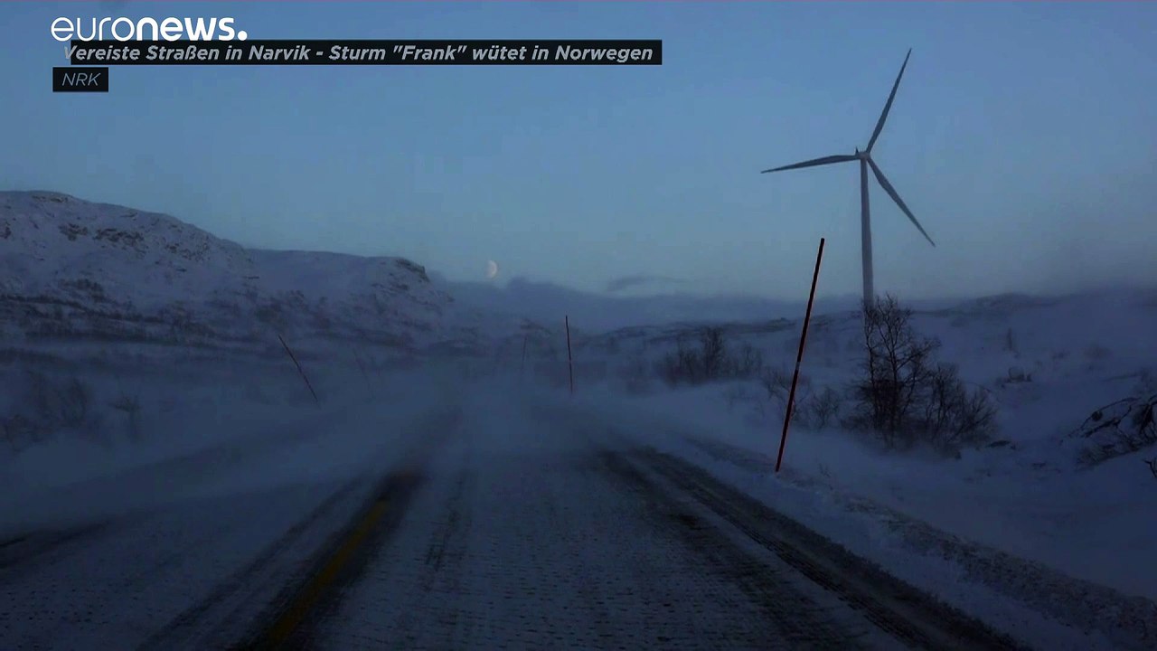 Sturmwarnung Stufe Rot: "Frank" wütet über Norwegen