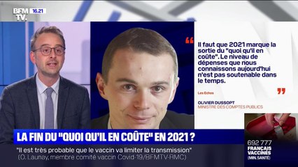 Crise du Covid-19: est-ce bientôt la fin du "quoi qu'il en coûte" ?