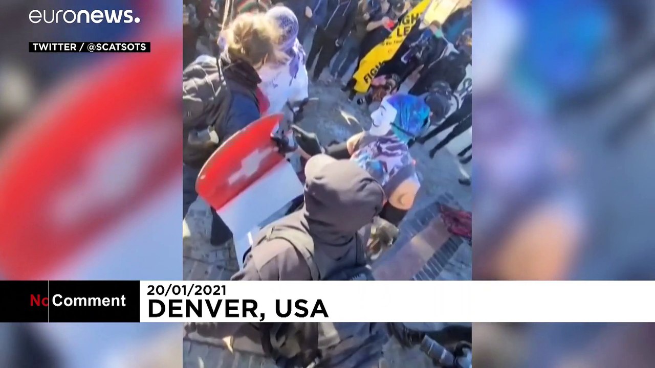 Bidens Amtseinführung: Kleinere Krawalle in US-Städten