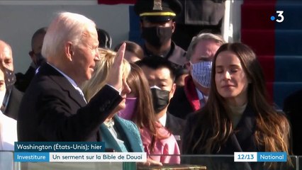 Patrimoine : Joe Biden a prêté serment sur une bible de Douai