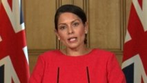 Priti Patel gives press conference on Covid-19