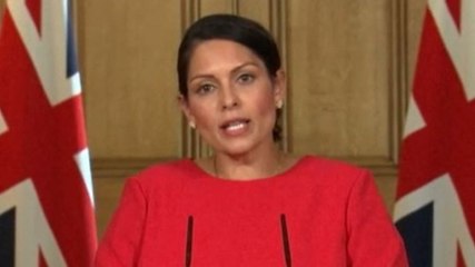 Priti Patel gives press conference on Covid-19