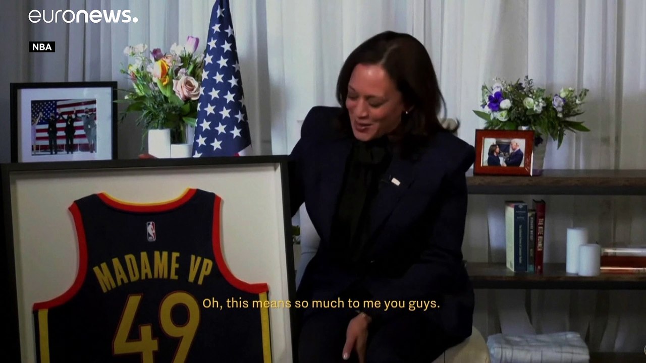 'Madame VP': Golden State Warriors ehren Kamala Harris