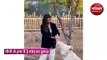Mouni Roy fed white lion with food video goes viral on social media