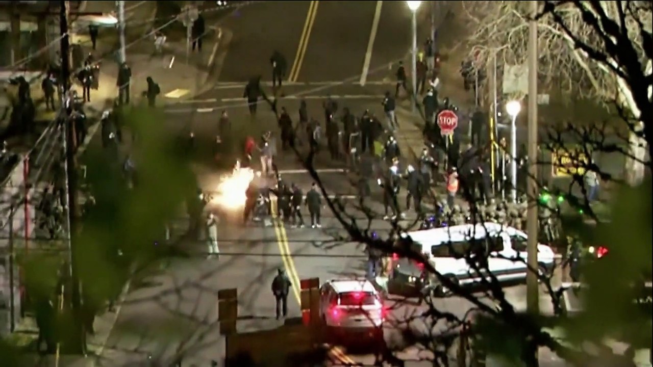 Proteste gegen Biden und Polizeigewalt Portland - acht Festnahmen