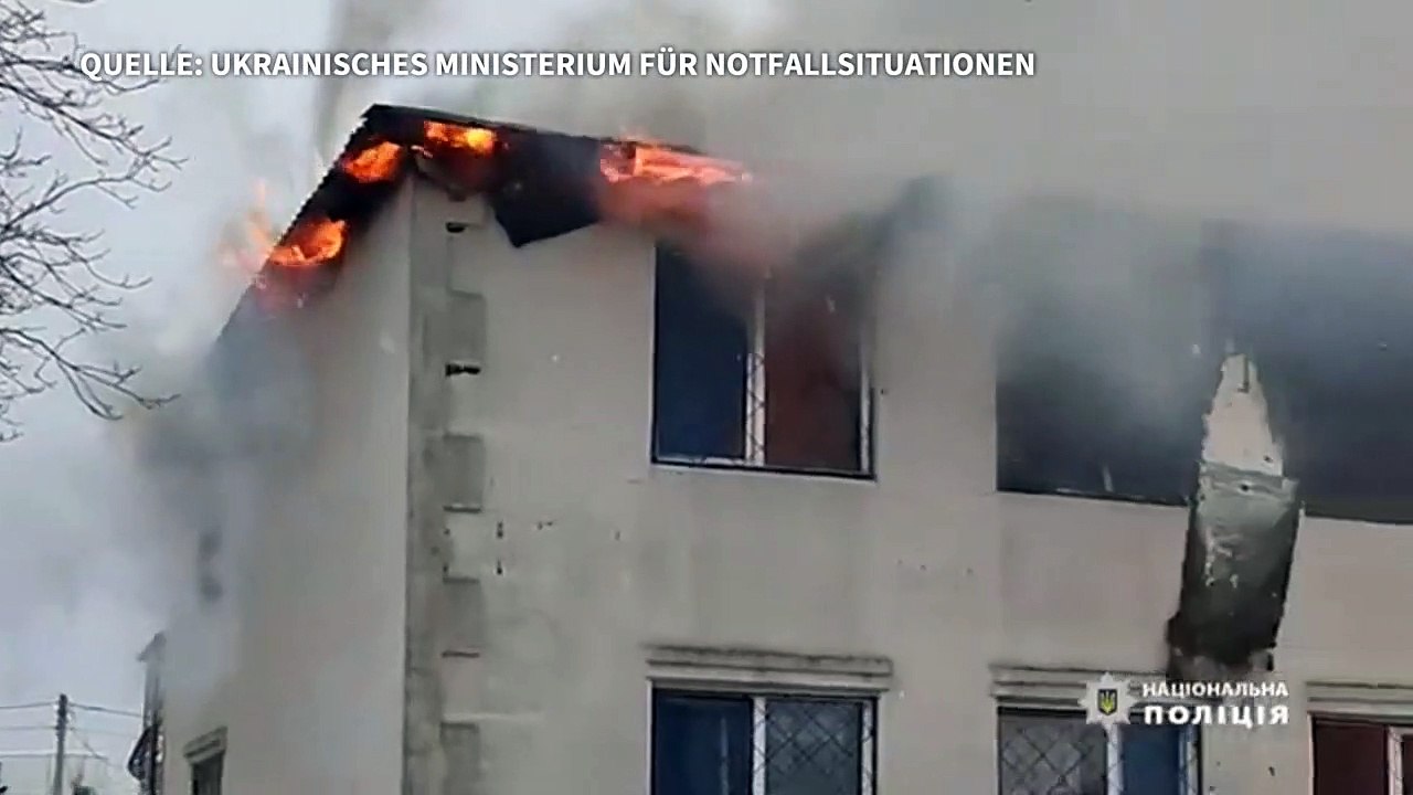 Mehrere Tote bei Brand in Altenheim in der Ostukraine