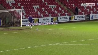 Newport County GK Tom King has set a new record for the longest football goal at 96.01 metres!