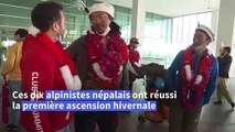 Première ascension hivernale du K2: les alpinistes népalais racontent