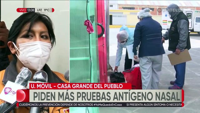 Entregarán pruebas de antígeno nasal para El Alto, confirmó la alcaldesa Chapetón
