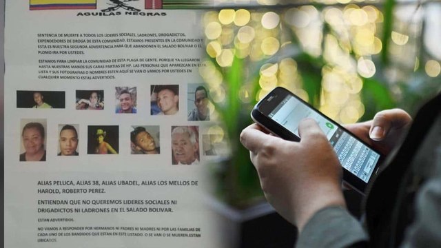 Defensoría pide a la Fiscalía celeridad en investigaciones por amenazas en El Salado