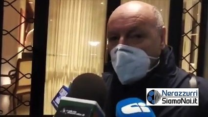 Marotta in uscita dall'assemblea della Serie A