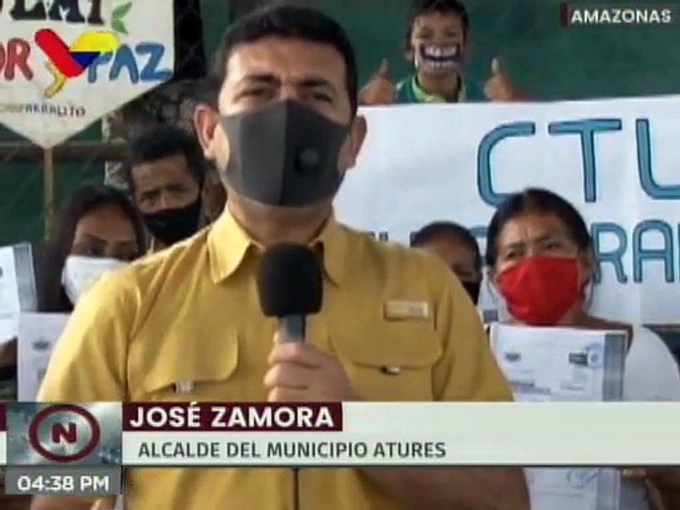GMVV entrega de títulos de Tierras Urbanas en el mcpio. Atures edo. Amazonas