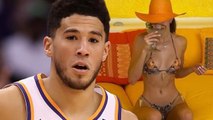 Devin Booker Hypes Up Kendall Jenner By Sharing Her Hot Bikini Pics On His IG Story