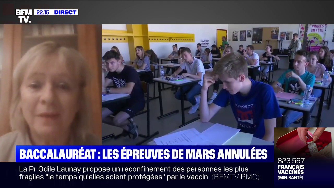 Frédérique Rolet (SNES-FSU) à propos du bac: "On peut espérer pouvoir avoir des épreuves terminales dans des conditions à peu près normales" en juin