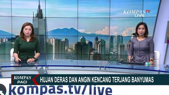 Hujan Deras dan Angin Kencang Terjang Banyumas