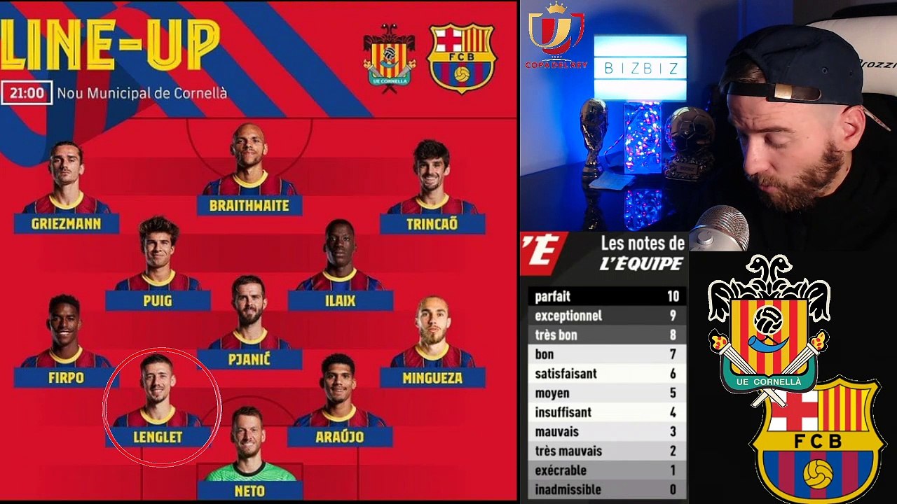 O.DEMBÉLÉ SAUVE LE BARCA D'UN NOUVEAU REVERS ! MESSI A MANQUÉ ! BARCA VS CORNELLA 2-0 !