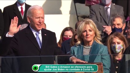 Bill Gates e Amazon se oferecem para ajudar Joe Biden no combate à Covid-19