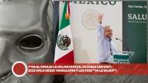 “Ya al carajo la delincuencia ya chole con eso”, dice AMLO desde Tamaulipas y les pide “Que ya le bajen”