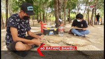 Patung Bambu Karya Seniman Bali Dipamerkan di Lokasi Wisata