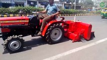 Road Sweeping Machine Attachment Demo